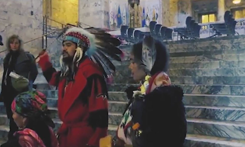 Indigene Ureinwohner im washington parlament