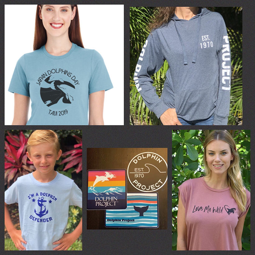 Eine kleine Musterauswal aus dem Shop von Ric O'Barry's Dolphin Project